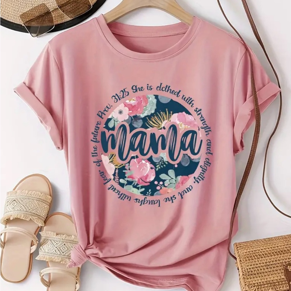 Beautiful Womens Mama Proverbs 31 Tee XXL T-shirt 2XL Super Soft & Comfy Floral